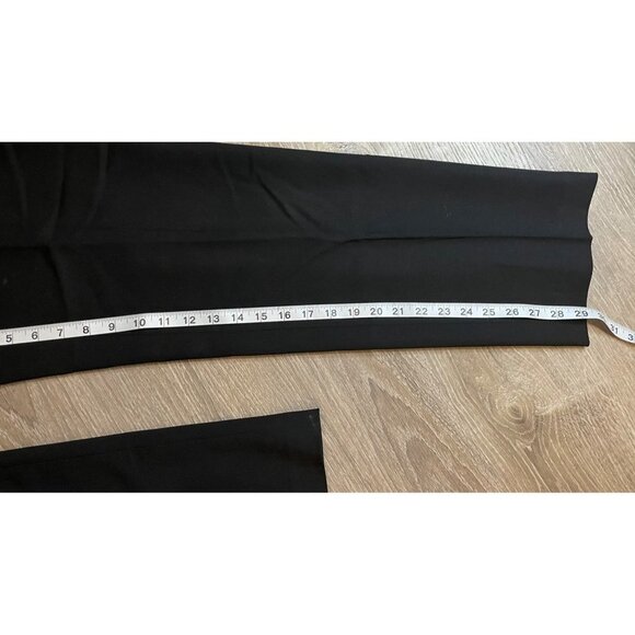 Dana Buchman Black Pleated High Waisted Wool Pants Sz 6P - Picture 8 of 10